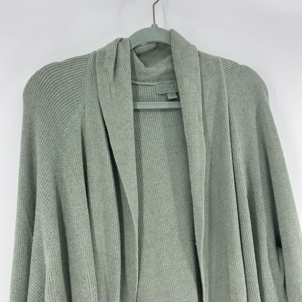 Barefoot Dreams CozyChic Ultra Lite Cocoon Cardigan Womens 2XL Green Beach Glass